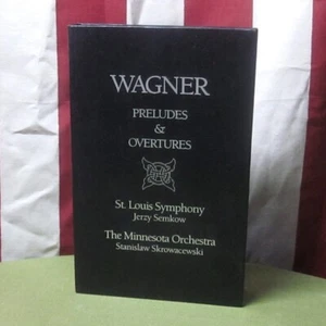 RICHARD WAGNER cassette tapes Preludes & Overtures 1978 Stanislaw Skrowaczewski - Picture 1 of 5
