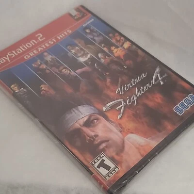 Virtua Fighter 4 Greatest Hits Sony PlayStation 2 2002 Factory New and Sealed  - Image 1 of 3