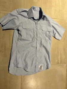 us airforce shirt short sleeve dress med, used - Picture 1 of 4
