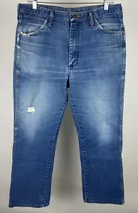 Jeans vintage anni 90 WRANGLER taglio cowboy 33x30 REALI *SLIM FIT* perfettamente sbiaditi - Foto 1 di 18