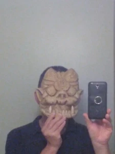 Pazuzu Demon Mask by Artist "Ting Hua Liu", 9"x8",Collector - Picture 1 of 1