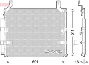 Denso Air Condition A/C Air Con Condenser Fits Lexus LX DCN50032 - Picture 1 of 6