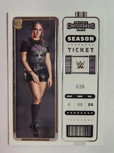 2023 Panini Chronicles WWE - CONTENDERS SEASON TICKET #115 AVA (RC) ROOKIE - Picture 1 of 2