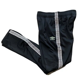 Vintage Umbro Damen Jogginghose schwarz-weiß Größe Small S grün Raute - Bild 1 von 12