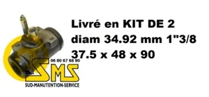 Kit 2 Cilindro De Rueda Freno Fenwick Linde Ap 255 Tt Pieza Carretilla Elevadora - Imagen 1 de 2