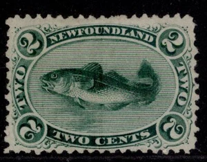 CANADA - Newfoundland QV SG31, 2c bluish green, UNUSED. Cat £120. - Picture 1 of 1