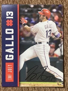 Joey Gallo signierte Texas Rangers Promo Fotokarte #13 First Baseman - Bild 1 von 1