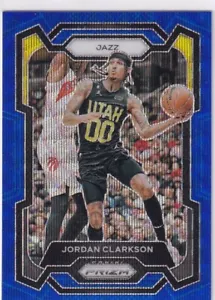 2023-24 Panini Prizm NBA Basketball No. 65 Jordan Clarkson Blue Wave Prizm - Picture 1 of 2