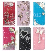 Luxury Bling Diamond Leather Flip Wallet Case Cover for iPhone 12 Pro Max 11 XR