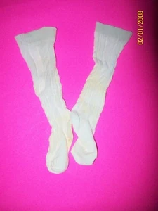XAVIER ROBERT CABBAGE PATCH SCULPTURE SOCKS LARGER SOFTIES NYLON SOCKS kneehigh - Picture 1 of 2