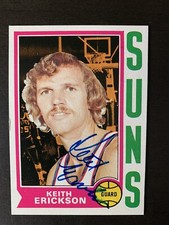1974-75 Topps Keith Erickson #53 - Autographed - Near Mint