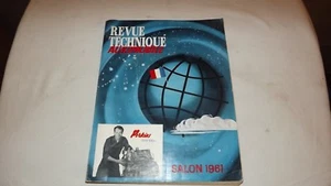 Revue technique.automobile SALON 1961. N°186 Octobre 1961. Bon état. - Imagen 1 de 2