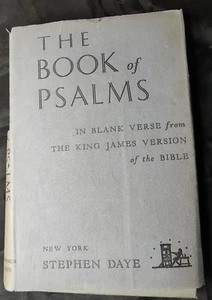 The Book of Psalms  Stephen Daye Presbyterian Outlook  HB - Picture 1 of 9