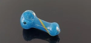 3" Tobacco smoking Glass Pipe thick glass hand pipes, 6mm Filter, 309829 - Picture 1 of 10