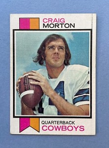 1973 Topps Football Craig Morton #493 Dallas Cowboys