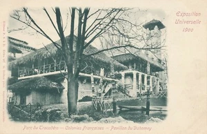 1900 Paris Exhibition Parc du Trocadero Pavillon du Dahomey (now Benin) ? udb - Picture 1 of 2