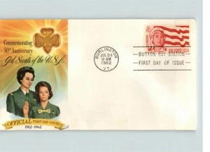 GIRL SCOUTS of America, 50th Anniversary, 1962 First Day of Issue - Picture 1 of 1