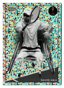 2021 Topps Chrome Tennis B&W Mini Diamond #27 David Hall
