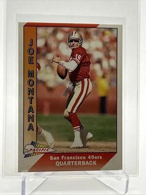 Tarjeta de fútbol americano Pacific Joe Montana 1991 #464 casi nueva-como nueva envío gratuito Foto 1 de 3