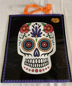 Bolso de Mano Día de Muertos Calavera PuntoD Diapositivas Muertas Negro Halloween Nuevo - Imagen 1 de 6