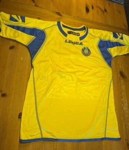 Lok Leipzig Trikot Legea Größe XS (eher Normal Größe S) gelb blau Nummer 3 - Bild 1 von 4