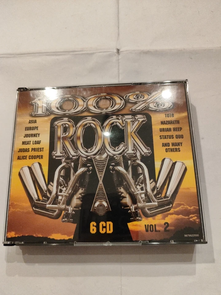 CD-BOX Santana, Toto, Black Sabbath, a.o. 100% Rock Vol. 2 Sony Music - Bild 1 von 4