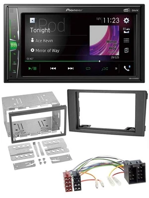 Pioneer 2DIN MP3 DAB USB Bluetooth Autoradio für Iveco Daily 06-14 schwarz - Bild 1 von 4