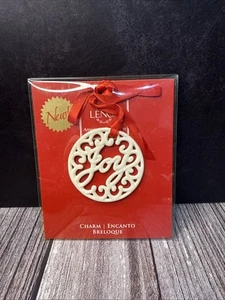 LENOX ALBERO DI NATALE CHARM ORNAMENTO ~ Gioia ~ PORCELLANA - Foto 1 di 2