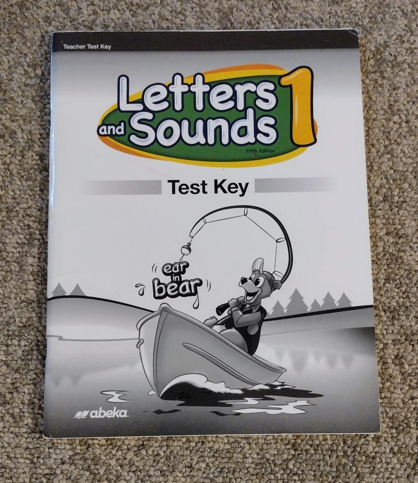 Abeka Letters And Sounds 1 Test Key - Image 1 of 1