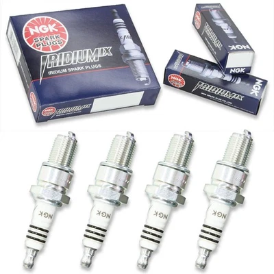 4pcs 72-73 Yamaha EW643 NGK Iridium IX Spark Plugs 643cc 39ci Kit Set Engine tb - Imagem 1 de 4