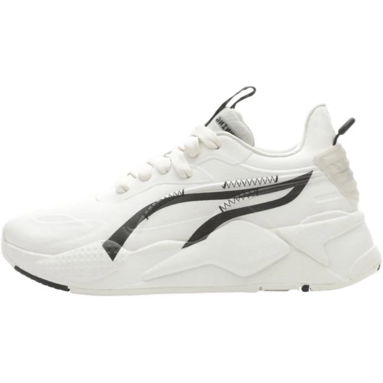 PUMA RS X Mid Top Kids Lifestyle Shoes White Black Teenagers - 395807-01 - Image 1 of 2