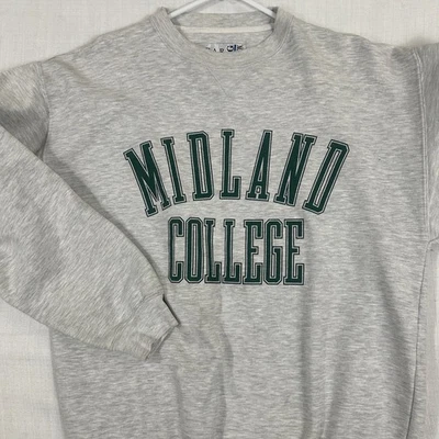 Sudadera mediana vintage años 90 MIDLAND COLLEGE de GEAR para deportes Foto 1 de 4