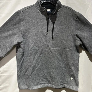 Magellan Classic Fit Herren 1/4 Zip Pullover Gr. L grau feuchtigkeitsableitend - Bild 1 von 7