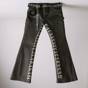 Jeans VALABASAS "ACHAT schwarz silber WACHST Stacked Flare Größe 36 x 35 - Bild 1 von 8