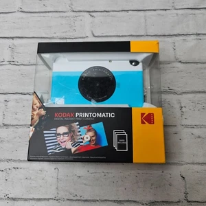 Cámara de impresión instantánea Kodak Printomatic azul ZINK 2×3′′ papel fotográfico diversión creativa - Imagen 1 de 10