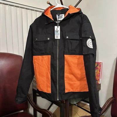 NUEVO CON ETIQUETAS Anime Gear Guru Naruto Shippuden Chaqueta Hoja Oculta Juegos con disfraces XS Foto 1 de 4