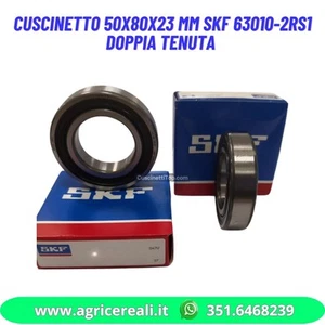 Cuscinetto 50x80x23 mm SKF 63010-2RS1 doppia tenuta - Foto 1 di 1