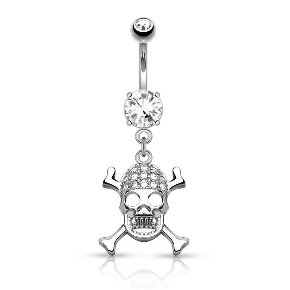 Belly Button Piercing Skull Bone - Image 1 of 1