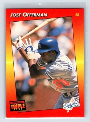 1992 Donruss Triple Play - Jose Offerman #153 - Image 1 of 2