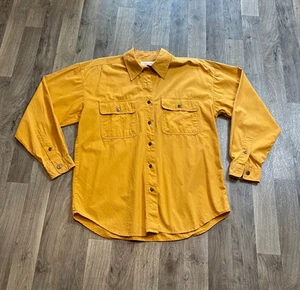 Bugle Boy Classics Orange Button Down Shirt 100% Cotton Women's Size Medium - Picture 1 of 6