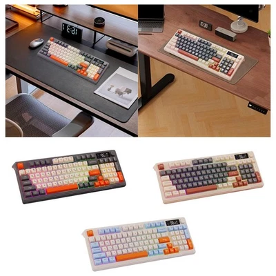 Russian Mechanical Keyboard 38.5x14.5cm Type C Charging Wireless Keyboard - Image 1 of 2