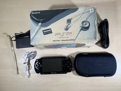 Sony PSP 1000 1001k Black Handheld Game Console Great Condition - Image 1 of 4