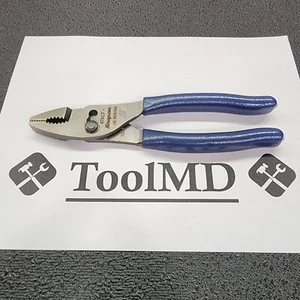 Snap-on Tools USA NEW POWER BLUE 8" Combination Slip-Joint Pliers 47ACF - Picture 1 of 10