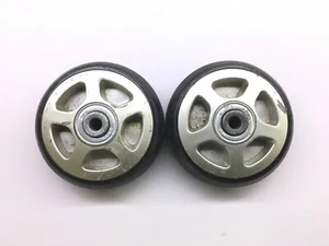 KOFFERRÄDER ERSATZ GEBRAUCHT ERSATZPAAR 83mm 22mm  - Bild 1 von 5