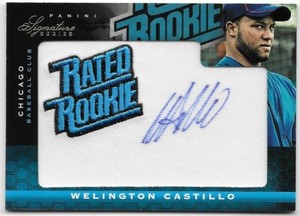 Wellington Castillo 2012 Panini Signature Series Autograph Rookie Patch #148 MLB
