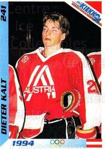 1994 Finnish Jaa Kiekko #241 Dieter Kalt