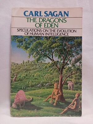 Carl Sagan The Dragons Of Eden 1977 Trade Paperback Human Evolution Sociology GC - Image 1 of 4