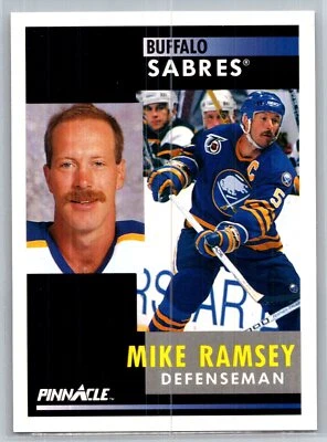 1991-92 Pinnacle #64 Mike Ramsey - Image 1 of 2