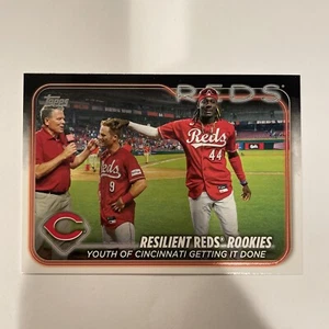 2024 Topps Series 1 Elly De La Cruz RC Resilient Reds Rookies #133 - Bild 1 von 2