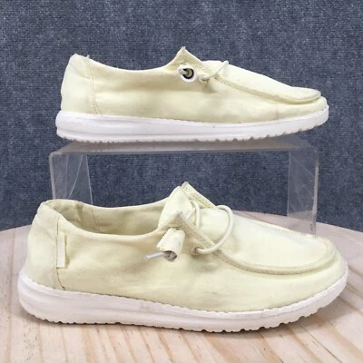 Hey Dude Zapatos Mujer 5 Jóvenes 4 Wendy Informales Tenis Amarillo 121416006 Foto 1 de 4